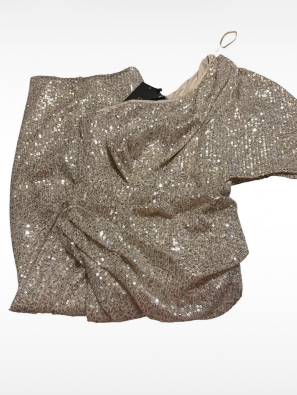 Sequin One Shoulder Midi Dres
Size S - Picture 4 of 4